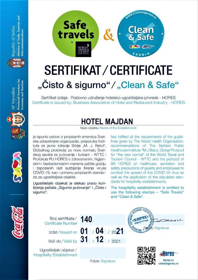 Hotel Majdan 베오그라드 외부 사진